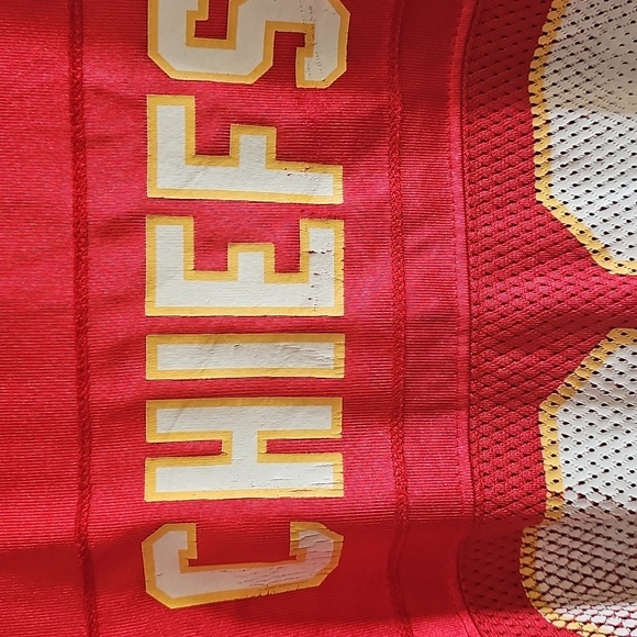 NFL authenic CHIEF JERSEY Red On-Field Jersey with White Logo - Picture 11 of 16